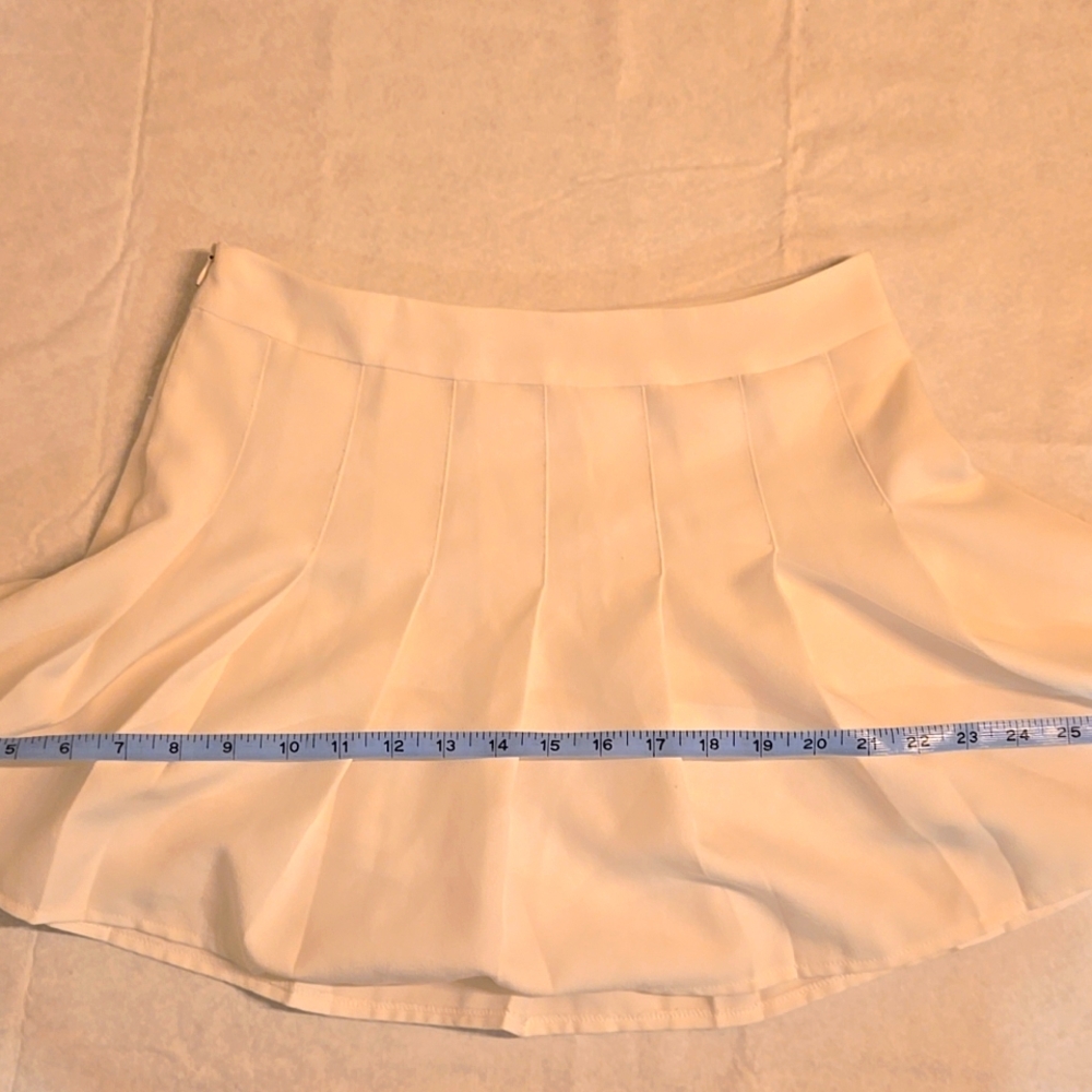 White Pleated Sport Skirt - Picture 8 of 9